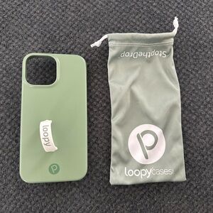 Loopy Sage Green Phone Case - iPhone 13 Pro Max